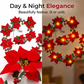 🔥🎁NIEUW! 50% KORTING🔥🎄 KERSTACTIE – Creëer in een handomdraai sfeervolle kerstverlichting – LED-slinger met kerststerren