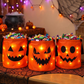 🎃🧛LED Halloween-pompoenlampjes-snoepemmers & non-woven tassen – herbruikbare trick-or-treat-buidels voor kids, ook leuk als feestcadeautje.