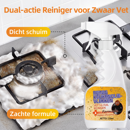 📢📢 50% KORTING!! ⏰ Krachtige Ontvettende Keukenspray – Oplossen van Vet en Vlekken, Perfect voor Kookplaten, Afzuigkappen en Tegels 🧽💪