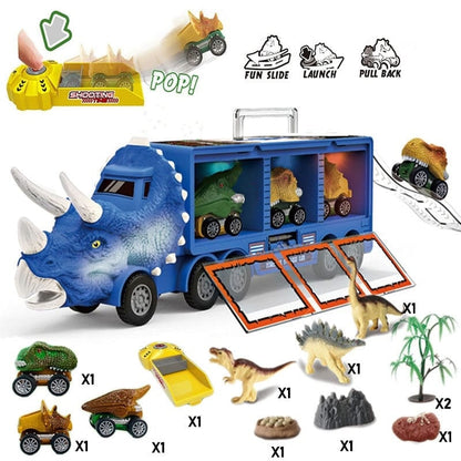 🌻Herfst Aanbieding📢📢 50% KORTING!! ⏰Muzikale dinotransporter | Dino's vervoeren, spelen en muziek ontdekken