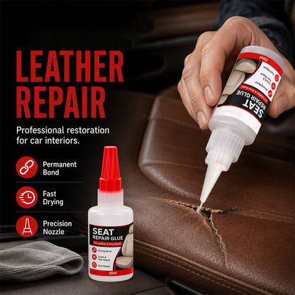 📢📢  1+1 gratis⏰Sneldrogende reparatielijm voor lederen autostoelen