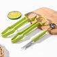 📢📢  1+1 gratis🍉🥑3-in-1 roestvrijstalen meloenbolletjeslepel gereedschapsset