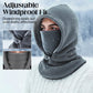 🧣 Alles-in-één flanellen muts met masker en nekwarmer | Winddicht voor fietsen in de koude herfst en winter.