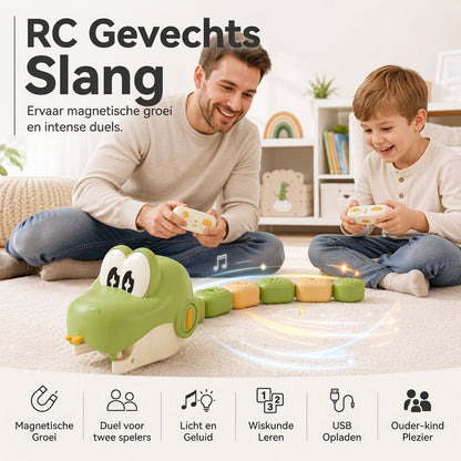 Op afstand bestuurbare slangenspeelgoed met magnetische verbindingssegmenten