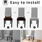 📢📢  1+1 gratis🪑Stretch Stoelhoes – Geef Oude Eetkamerstoelen Snel een Nieuwe Look