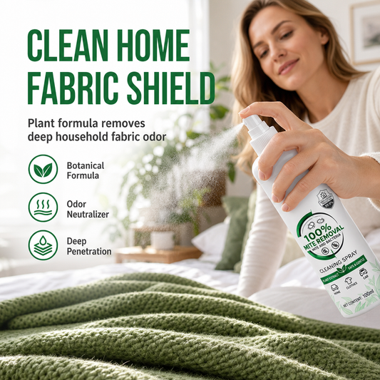 📢📢  1+1 gratis🌿 Plantaardige Mijtenspray voor Bed & Textiel | Helpt Mijten, Geurtjes & Allergenen te Verminderen | Voor een Frisser Bed
