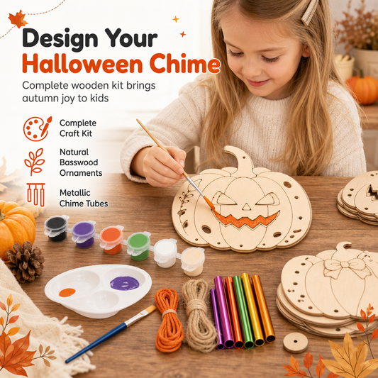 📢📢  1+2 gratis🎃DIY houten pompoen decoratie – schilder, monteer & hang uw eigen Halloween-pompoen op. Inclusief verf & penseel bij geselecteerde varianten! ✨🖌️