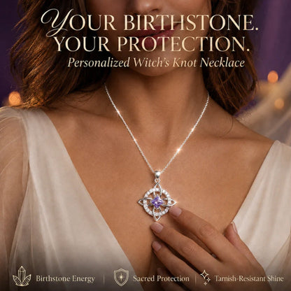📢📢  1+1 gratis☘️ Ketting met Keltische knoop en geboortesteen – Elegant en verstelbaar, voor dagelijks gebruik en speciale gelegenheden