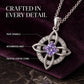 📢📢  1+1 gratis☘️ Ketting met Keltische knoop en geboortesteen – Elegant en verstelbaar, voor dagelijks gebruik en speciale gelegenheden