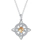 📢📢  1+1 gratis☘️ Ketting met Keltische knoop en geboortesteen – Elegant en verstelbaar, voor dagelijks gebruik en speciale gelegenheden