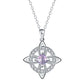 📢📢  1+1 gratis☘️ Ketting met Keltische knoop en geboortesteen – Elegant en verstelbaar, voor dagelijks gebruik en speciale gelegenheden