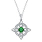 📢📢  1+1 gratis☘️ Ketting met Keltische knoop en geboortesteen – Elegant en verstelbaar, voor dagelijks gebruik en speciale gelegenheden