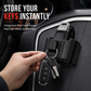 🚗 50% korting! Autosleutelhouder met haak – ruimt dashboard op, geen gerammel meer. 3M zelfklevend, zonder boren – ook voor toegangspassen! ✨🔑
