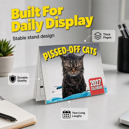 🐱 Grappige Kattenkalender 2027 – 12 Maanden Vol Ondeugende Kattenhumor, Perfect voor Kattenliefhebbers