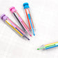 🎨 Teken direct in 8 kleuren! Veelkleurige krijtstift zonder doosje