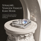 📢📢 1+1 gratis🌙 Dames ringenset met Witchy Triple Moon-motief – Boho stapelbare ringen van loodvrij koper en onbehandelde natuurlijke maansteen voor emotionele rust.