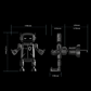📢📢 50% KORTING!! 📱Universele Robot Creatieve Autotelefoonhouder