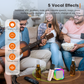 📢📢 50% KORTING!! 🎤 Draagbare mini karaokemachine met 2 draadloze microfoons – oplaadbare USB-bluetoothspeaker met LED-verlichting, ideaal voor familiefeesten en verjaardagsfeestjes.