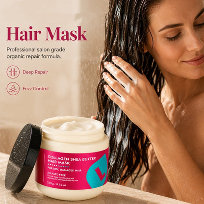 📢📢 50% KORTING!! 💧 Intensieve hydratatie & frizzbestrijdende haarbehandeling – voor zijdezacht, glanzend haar