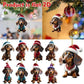 📢📢 50% KORTING🎄🐶 Set van 7 kerstboomhangers in de vorm van puppy's.