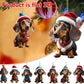 📢📢 50% KORTING🎄🐶 Set van 7 kerstboomhangers in de vorm van puppy's.