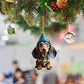 📢📢 50% KORTING🎄🐶 Set van 7 kerstboomhangers in de vorm van puppy's.