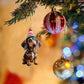 📢📢 50% KORTING🎄🐶 Set van 7 kerstboomhangers in de vorm van puppy's.