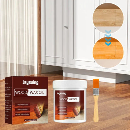 📢📢 1+1 gratis🪵 Reinigings- en onderhoudspasta voor hout – schoon, beschermd en stralend resultaat in één stap