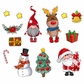 📢📢 50% KORTING🎄 Kerstmagneten voor de koelkast – feestelijke decoratie voor thuis