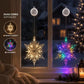 🎁 Sinterklaasactie:1+1 gratis❄️ DIY kerstsneeuwvloklampjes met zuignap