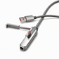 🎁 Sinterklaasactie: 50% korting📱🔌2-in-1 Opvouwbare Standaard 240W Snelladende Gevlochten Type-C Kabel