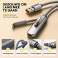 🎁 Sinterklaasactie: 50% korting📱🔌2-in-1 Opvouwbare Standaard 240W Snelladende Gevlochten Type-C Kabel