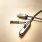 🎁 Sinterklaasactie: 50% korting📱🔌2-in-1 Opvouwbare Standaard 240W Snelladende Gevlochten Type-C Kabel
