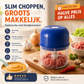 Draadloze efficiënte mini-keukenhakselaar (elektrisch)