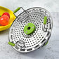 🧑‍🍳keuken artefact🥳Roestvrijstalen opvouwbare groentestomer
