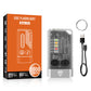 ?LAATSTE DAG 49% KORTING -?Kleine krachtige EDC-zaklamp met rood UV-blauw licht - superhelder 1000 lumen