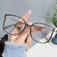 🎁Perfect Cadeau🥳Modieuze groot montuur HD anti-blauw licht bril👓