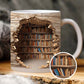 [creative gift] 3D Bookshelf Mug Cup