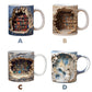 [creative gift] 3D Bookshelf Mug Cup