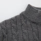 Heren Ribgebreide Shirt met halve ritssluiting