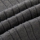 Heren Ribgebreide Shirt met halve ritssluiting