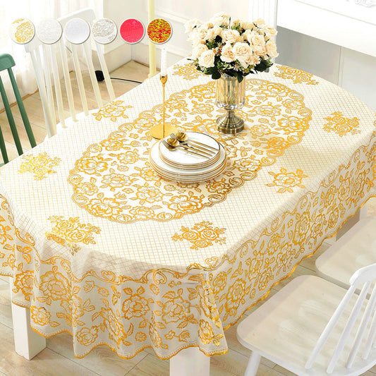 Luxury Waterproof & Oil-Proof Wash-Free Tablecloth✨✨